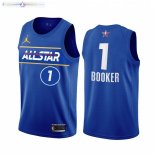 Maillot NBA 2021 All Star NO.1 Devin Booker Bleu