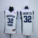 Maillot NCAA Brigham No.32 Jimmer Fredette Blanc