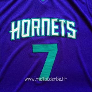 Maillot Charlotte Hornets No.7 Jeremy Lin Bleu