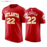 T-Shirts Atlanta Hawks NO.22 Cam Reddish Rouge Icon 2020-21