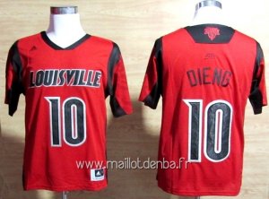 Maillot NCAA Louisville No.10 Dieng Rouge
