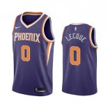 Maillot Phoenix Suns Nike NO.0 Jalen Lecque Pourpre Icon 2019-20