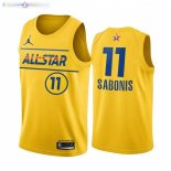 Maillot NBA 2021 All Star NO.11 Domantas Sabonis Or