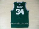 Maillot Boston Celtics No.34 Paul Pierce Vert Blanc