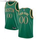 Maillot NBA Boston Celtics NO.00 Personnalisé Vert Ville 2020