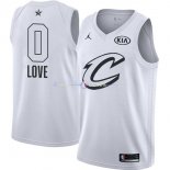 Maillot 2018 All Star NO.0 Kevin Love Blanc
