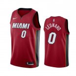 Maillot Miami Heat Nike NO.0 Meyers Leonard Rouge Statement 2019-20