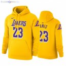 Hoodies Los Angeles Lakers NO.23 LeBron James Or