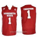 Maillot NCAA Washington State No.1 Thompson Rouge