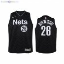 Maillot NBA Enfant Earned Edition Brooklyn Nets NO.26 Spencer Dinwiddie Noir 2021