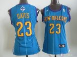 Maillot Femme New Orleans Pelicans NO.23 Anthony Davis Bleu