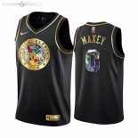 Maillot NBA Nike Philadelphia Sixers NO.0 Tyrese Maxey Noir Diamant 2021-22