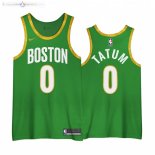 Maillot Earned Edition Boston Celtics NO.0 Jayson Tatum Vert 2020/2021