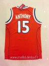 Maillot NCAA Syracuse No.15 Carmelo Anthony Rouge