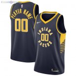 Maillot NBA Indiana Pacers NO.00 Personnalisé Marine Icon 2019-20