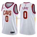 Maillot Cleveland Cavaliers Nike NO.0 Kevin Love Blanc Association