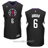 Maillot L.A.Clippers No.6 DeAndre Jordan Noir