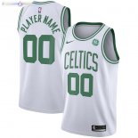 Maillot NBA Boston Celtics NO.00 Personnalisé Blanc Association 2020