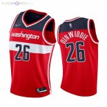 Maillot NBA Nike Washington Wizards NO.26 Spencer Dinwiddie 75th Season Diamant Rouge Icon 2021-22