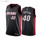 Maillot NBA Nike Miami Heat NO.40 Udonis Haslem Nike Noir Icon 2021
