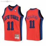 Maillot NBA Enfants York Knicks NO.11 Frank Ntilikina Orange Hardwood Classics