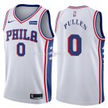 Maillot Philadelphia Sixers Nike NO.0 Jacob Pullen Blanc