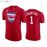 T-Shirts Brooklyn Nets NO.1 Jamal Crawford Rouge 2020-21