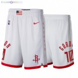 Pantalon Houston Rockets NO.10 Eric Gordon Blanc Ville 2020