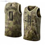 Maillot Houston Rockets NO.0 Russell Westbrook Camouflage 2019