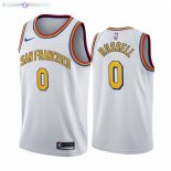 Maillot Golden State Warriors NO.0 D'Angelo Russell Blanc 2019-20