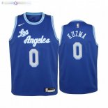 Maillot Enfant Los Angeles Lakers NO.0 Kyle Kuzma Bleu 2020-21