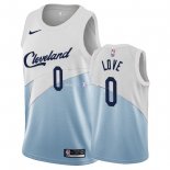 Maillot Earned Edition Cleveland Cavaliers NO.0 Kevin Love Bleu 2018-19