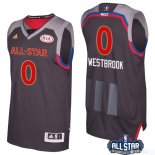 Maillot 2017 All Star NO.0 Russell Westbrook Charbon