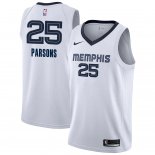 Maillot Memphis Grizzlies Nike NO.25 Chandler Parsons Blanc Association 2018/2019