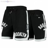 Pantalon Brooklyn Nets NO.7 Kevin Durant Noir