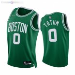 Maillot NBA Nike Boston Celtics NO.0 Jayson Tatum 75th Season Diamant Vert Icon 2021-22