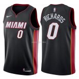 Maillot Miami Heat Nike NO.0 Josh Richardson Noir Icon 2018