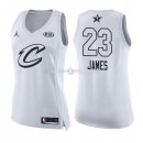 Maillot Femme 2018 All Star NO.23 LeBron James Blanc