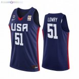 Maillot Copa Mundial de Baloncesto FIBA 2019 USA NO.51 Kyle Lowry Marine
