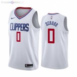 Maillot NBA Nike Los Angeles Clippers NO.0 Jay Scrubb Nike Blanc Association 2021-22