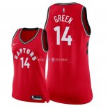 Maillot Femme Toronto Raptors NO.14 Danny Green Rouge Icon 2018