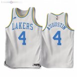 Maillot Los Angeles Lakers NO.4 D.J. Augustin Blanc Classic 2022-23