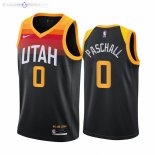 Maillot NBA Nike Utah Jazz NO.0 Eric Paschall Nike Noir Ville 2021-22