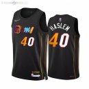 Maillot NBA Nike Miami Heat NO.40 Udonis Haslem 75th Noir Ville 2021-22