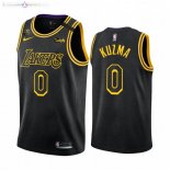 Maillot Los Angeles Lakers Nike NO.0 Kyle Kuzma Noir Mamba 2019-20