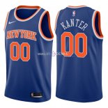 Maillot New York Knicks Nike NO.0 Enes Kanter Bleu Icon