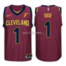 Maillot Cleveland Cavaliers Nike NO.1 Derrick Rose Rouge