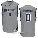 Maillot Detroit Pistons No.0 Andre Drummond Gris
