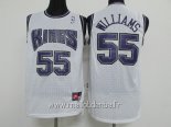 Maillot Sacramento Kings No.55 Jason Williams Blanc