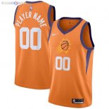 Maillot NBA Phoenix Suns NO.00 Personnalisé Orange Statement 2019-20